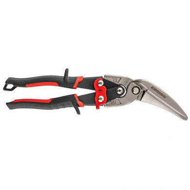 Ножницы по металлу Piranha, 270 мм, прямой и левый проходной рез, сталь СrMo, Gross 78331