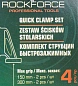Комплект струбцин быстрозажимных 4 пр. RockForce RF-38404