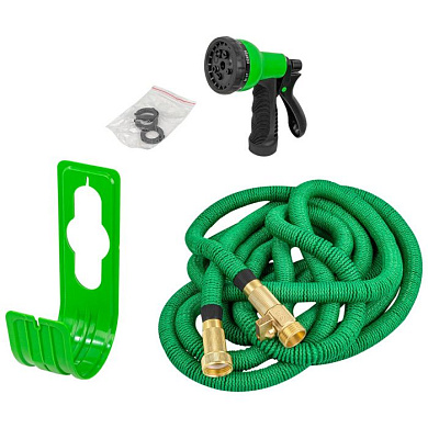 Шланг садовый в комплекте с пистолетом-распылителем 15 м WMC TOOLS WMC-TG7106006-15M