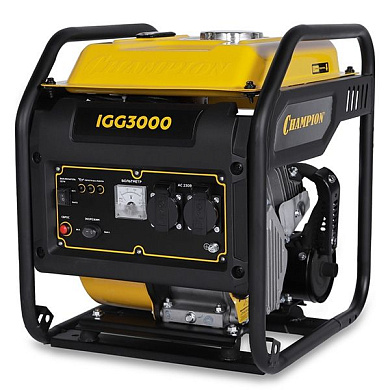 Инверторный генератор, 2,8/2,9 кВт, 7,5 л.с., 7 л CHAMPION IGG3000