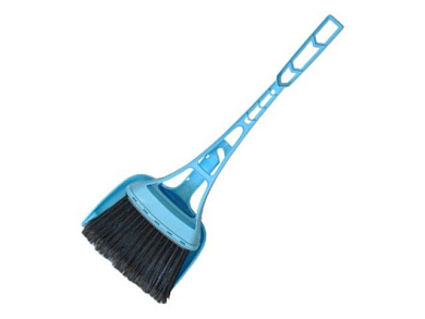 Веник, метла + совок "Disco", аквамарин, SVIP SV4200АКВ