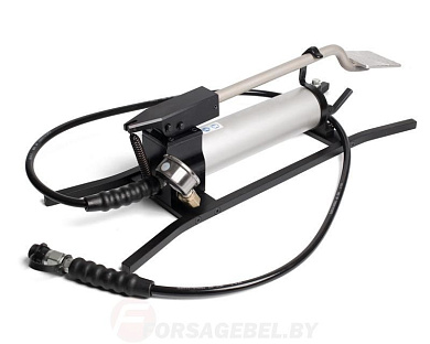 Помпа гидравлическая ножная с маслобаком из алюминиевого сплава КВТ ПМН-7012А