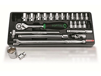 Набор-сет головок 1/2'' 8-32мм 24 пр.. 434х176мм Toptul GCAT2402