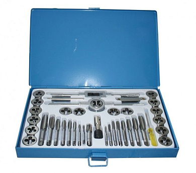 Набор метрический метчиков и плашек 40 пр. Unitraum UNX040