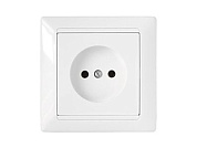 Розетка 1-ая (скрытая, б/з) белая, Стиль, Bylectrica РС16-305