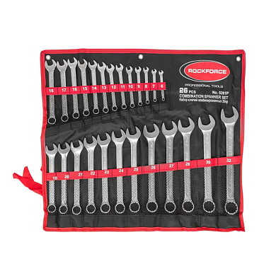 Набор ключей комбинированных 26 пр., 6-32 мм RockForce RF-5261P