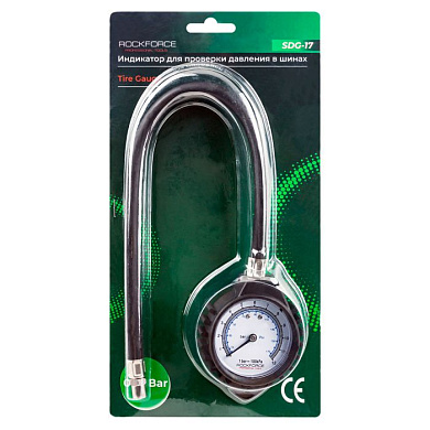 Индикатор для проверки давления в шинах, 0-12 Bar RockForce RF-SDG-17