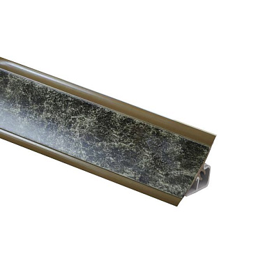 Плинтус ПВХ к столешнику LР мрамор бразильский (158) (1шт=3м.п.) EL-MECH-PLAST 45895