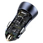 Автомобильное зарядное устройство Baseus Golden Contactor Pro Dark Gray (CCJD-0G)