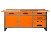 Стол-верстак для мастерской BAUMEISTER BTC-008ORBAU