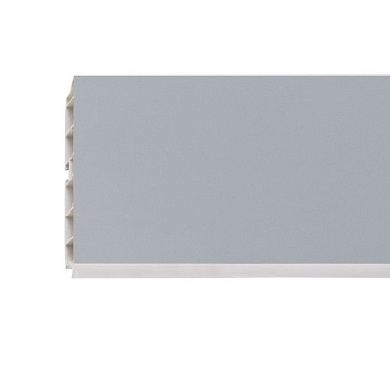 Цоколь мебельный ПВХ h=100, серый L=3000мм, РБ BY 90540