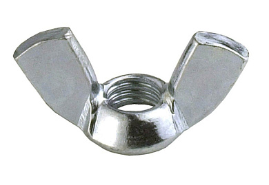 Гайка М12 барашковая, цинк, DIN 315 1500 шт в коробе Starfix SM-15690-1500