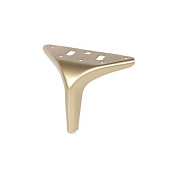 Опора мебельная мет. DELI h120 угловая матовое золото AKS 113012