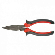 Длинногубцы изогнутые Black Nickel 200 мм, двухкомпонентные рукоятки MATRIX 17462