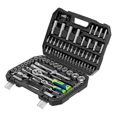 Набор инструментов, 1/2"&1/4" 94 пр. 6-гр. Сибртех 13388