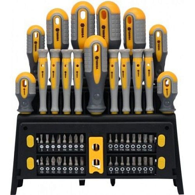 Набор отверток с битами 50 пр. Vorel 60780