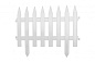 Забор декоративный ''Рейка'', 28х300 см, белый, Россия Palisad 65004