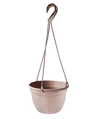 Подвесной горшок "Петуния" №3 капучино d=270 h=190, 7 л Гарденпласт 00167