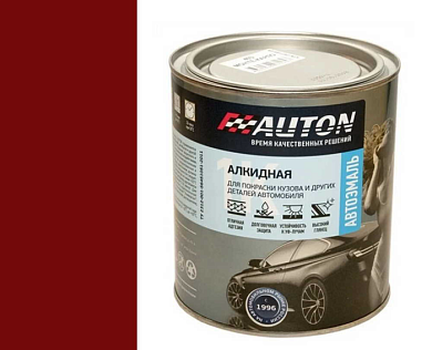 Автоэмаль алкидная 127 Вишня Банка, 0,8 л AUTON ATN-P07193-08
