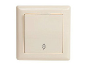 Выключатель проходной 1-клав., скрытый, винт. зажим, кремовый, DARIA, 10 A, 250 V, IP 20, Mutlusan 21204030202