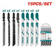 Набор пилок для лобзика TOTAL TAC1501, 15 шт