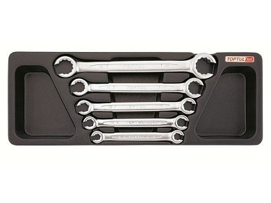Набор-сет ключей разрезных 8-22мм 5шт. 136х364мм Toptul GAAT0502