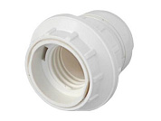 Патрон Е27 с резьбовым вводом и 2мя абажурными кольцоми, Bylectrica Е27РК-003 2к