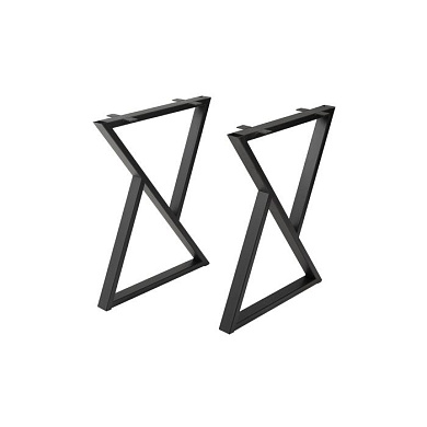 Подстолье TIME h720, черный, 1 компл. = 2 шт., AKS 116372