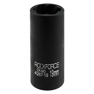 Головка-экстрактор ударная двухсторонняя 1/2'' 19 мм 6-гр RockForce RF-4267-19