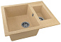 Мойка кухонная из мраморной крошки, песок, C01-21 Gerhans