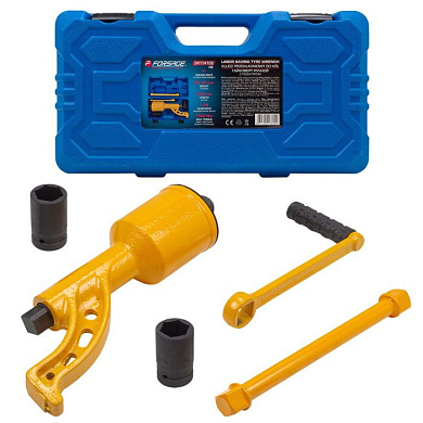 Гайковерт ручной с редуктором 1", головки 32, 33 мм, L330 мм, передаточное число 1:78, 7500 Н/м Forsage F-34114102 HS