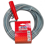 Трос для прочистки канализационных труб 9 мм, 10 м H-D HD-250050