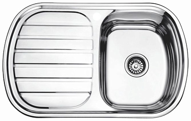 Кухонная мойка из нержавеющей стали, декорированная Ledeme L67749-R