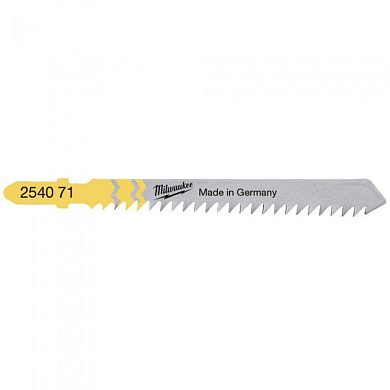 Полотно 75x3,0 T111C для лобзика по дереву Milwaukee 4932254071