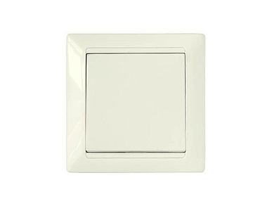 Выключатель 1 клав. с самовозвратом, скрытый, 10А, бежевый, Стиль, Bylectrica С1 10-896беж