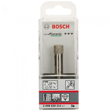 Алмазная коронка D12 мм Best for Ceramic BOSCH (2608620211)