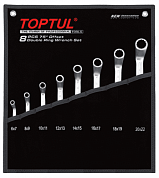 Набор накидных ключей на полотне Toptul серия GPAI