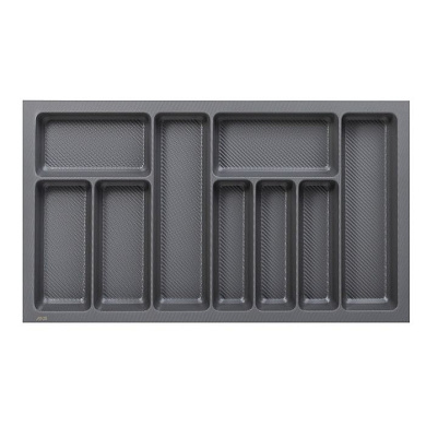 Лоток для столовых приборов 900 PIXEL 830*485, графит AKS 125439