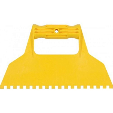 Шпатель пластмассовый зубчатый 7 мм 225 мм Vorel 05973