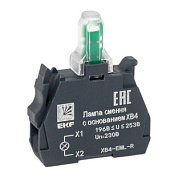 Лампа сменная c основанием XB4 красная 230В EKF PROxima XB4-EML-R