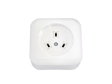 Розетка силовая РА32-002 (1-ая к электроплите (открытая, с/з), подходит вилка В32-001) Bylectrica РА32-002