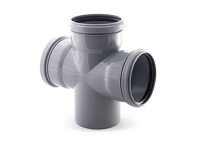 Крестовина ВК 110/110/110х87 РТП, для внутренней канализации РосТурПласт 36473