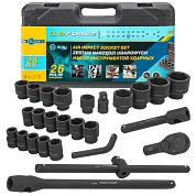 Набор инструментов ударных 26 пр, 3/4'', 1'' 6-гр. ILOforce IF-68262-5MPB