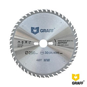 Пильный диск по дереву 250x30x48z EXPERT GRAFF