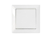 Выключатель 1 клав. (cкрытый, 10А) белый, Стиль, Bylectrica С110-801