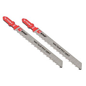 Пилки для электролобзика прямые T101B (чистовой рез по ДВП)(SK5)(2 шт) EKF Expert pl-t101b-2