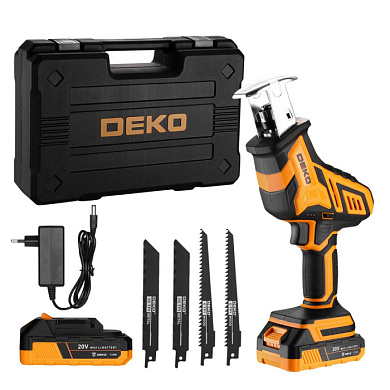 Пила сабельная аккумуляторная DKRS20 085-1069 DEKO 085-1070