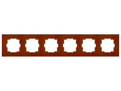 Рамка 6-ая горизонтальная вишня, RITA, Mutlusan 22208001656