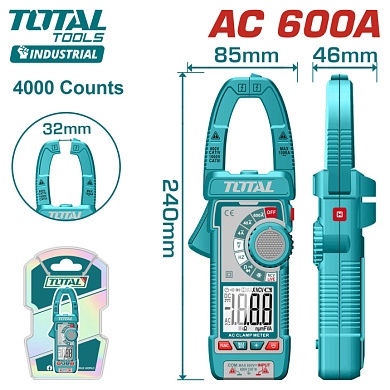 Токовые клещи TOTAL TMT766001