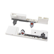 Фасадный крепеж внутреннего высокого ящика AKS белый с релингом на фасаде SLIMBOX 64613